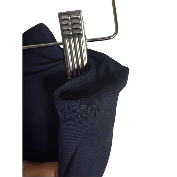 Cushnie Strapless Bustier Navy Blue V-Neck Sheath Mini Dress Size 0 - Picture 13 of 14